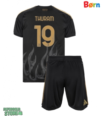 Juventus Khephren Thuram #19 Replika Babytøj Tredje sæt Børn 2026-27 Kortærmet (+ Korte bukser)